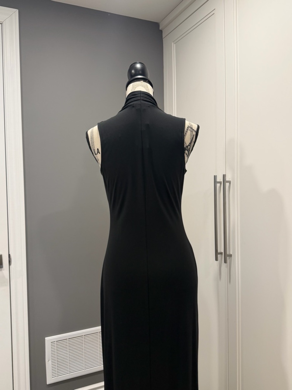 Banana Republic Black Sleeveless V-Neck Maxi Dress - Picture 7 of 11